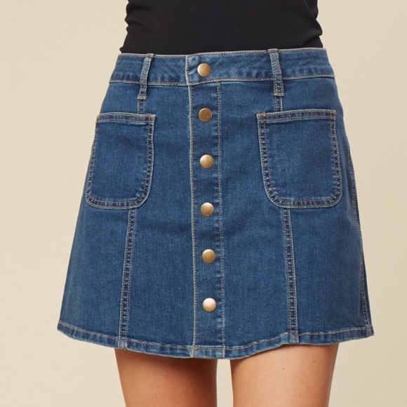 Altar'd State Dresses & Skirts - Altar’d State Denim Skirt Size Medium